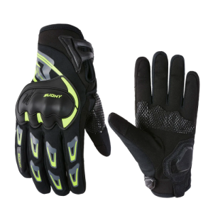 GUANTES SUOMY SU-11WP NEGRO AMARILLO NEON L