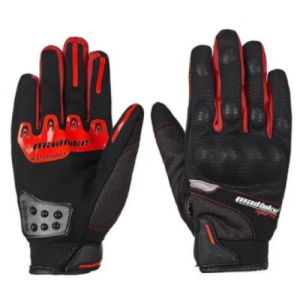 GUANTES SEMI IMPERMEABLES MADBIKE BK14 ROJO S