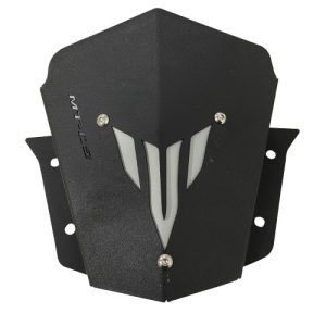 C?pula Negra MT 09 Antigua + 3D Gris Acero