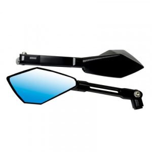 ESPEJO RIZOMA 5 PUNTAS NEGRO