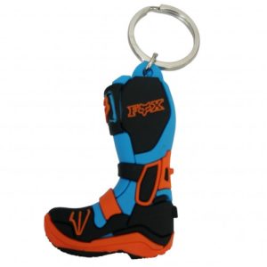 LLAVERO COLECCION BOTA AZUL NARANJA FOX