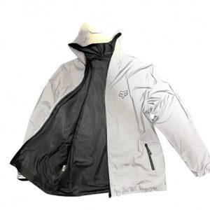 CHAQUETA FOX CORTAVIENTOS GRIS FORRADA XXXL