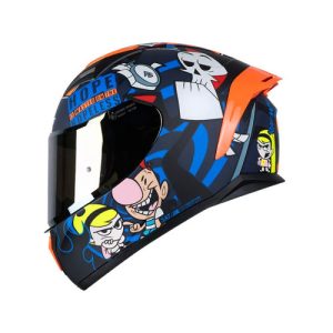 CASCO INTEGRAL SHAFT SH-582 SP EVOBILL BILLY Y MAND AZUL OSCURO - AZUL -VISOR RANDOM XL