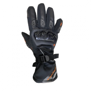 GUANTES IMPERMEABLES CAÑA LARGA WPZ11 NEGRO / NARANJA TALLA S