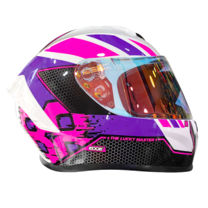 Casco Edge Integral Frankie Master88 Rosado Brillante S