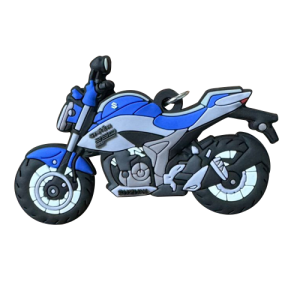 LLAVERO DE MOTO EN GOMA GIXXER 250 AZUL