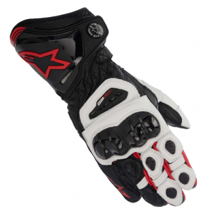 GUANTES ALPINESTAR GP PRO BLANCO / NEGRO / ROJO L