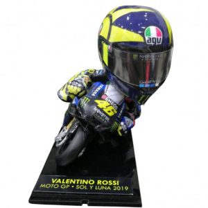 FIGURA DE COLECCIÓN MOTO GP SOL Y LUNA 2019