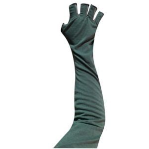 MANGA VERDE TIPO GUANTE PARA BRAZO