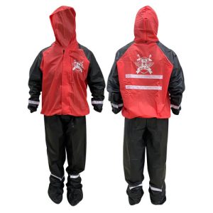 IMPERMEABLE SILICONADO BLESS JOR PECHO ROJO TALLA S