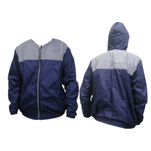 CHAQUETA CORTAVIENTOS FOX AZUL OSCURO GRIS S