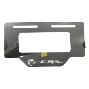 Porta placa cromo CR5 acero