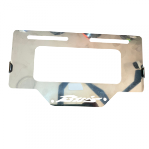 PORTA PLACA BWS ACERO