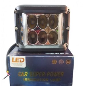 Exploradoras Flash 60w Luz Blanca Laterales Naranja