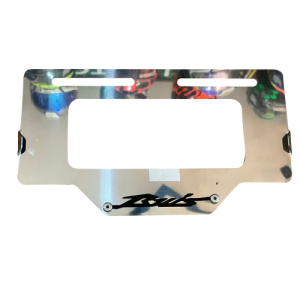 PORTA PLACA BWS RELIEVE ACERO