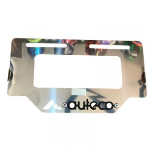 PORTA PLACA AUTECO (RELIEVE) CROMO