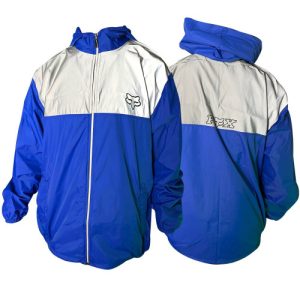 Chaqueta Cortavientos Fox Azul Gris S