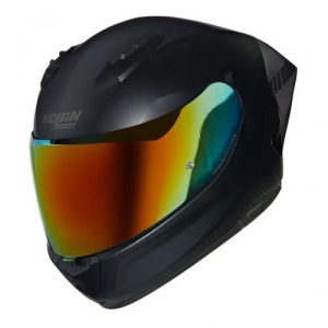 Casco Integral Nolan N 606 Sport  Irido_(334) Negro Visor Dorado Rojo S (174548)