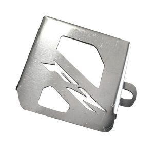 PROTECTOR BOMBA FRENO TRASERO FZ CROMO ACERO