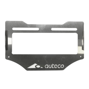 Porta placa Cromo Auteco acero