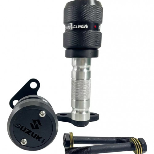 JUEGO SLIDER DE MOTOR CROMO DOS PUNTOS GIXXER 150 VSTROM 160 NAKED