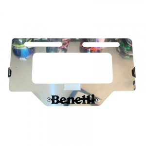 PORTA PLACA BENELLI (RELIEVE) ACERO
