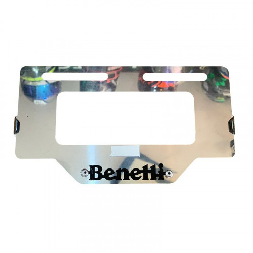 PORTA PLACA BENELLI (RELIEVE) ACERO