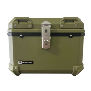 BAÚL PARA MOTO SPARTAN 45 LITROS VERDE MILITAR