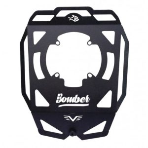 BASE NEGRA TANK BAG BOMBER 125 + TORNILLOS