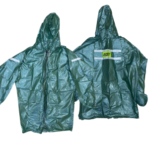 CHAQUETA IMPERMEABLE ECONOMICA CALIBRE 2.5 VERDE L