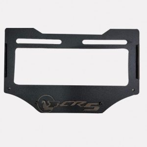 PORTA PLACA CR5 ALTO RELIEVE ACERO