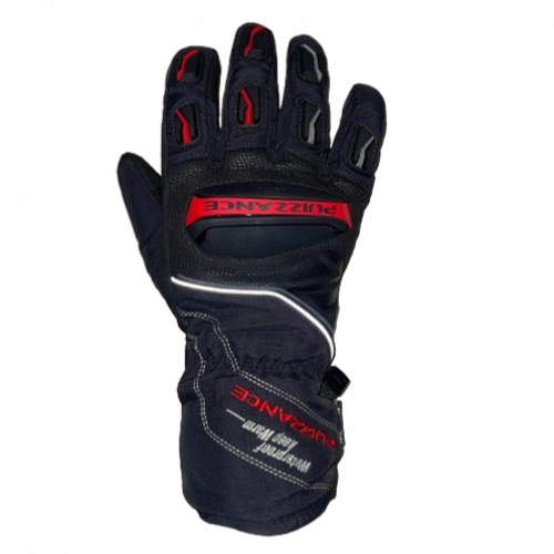 GUANTES IMPERMEABLES CAÑA LARGA PZ01W NEGRO / ROJO TALLA XXL