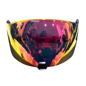 VISOR SCORPION EXO R420 DORADO ROJO