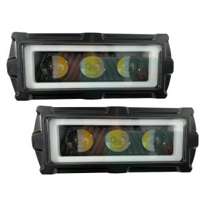 EXPLORADORAS LINEAL 3 LED OJO DE ANGEL LUPA DUAL RECTANGULAR