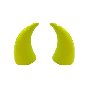 CACHOS PARA CASCO MEDIANO VERDE NEON