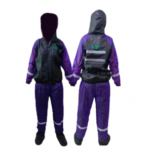 Impermeable Siliconado Moto Mellos Brazo Y Pantalón Morado 14