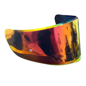 Visor NZI Eurus 2 Dorado Rojo