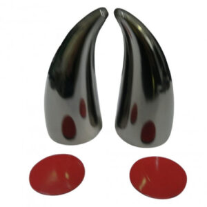 CACHOS PARA CASCO PLATA GRANDE