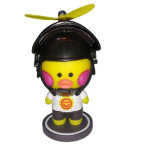 ACOMPAÑANTE VIAJERO POLLITO AMARILLO CASCO NEGRO