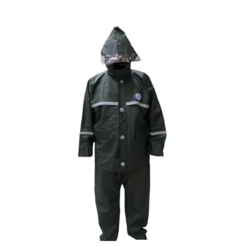 IMPERMEABLE SILICONADO VERDE MILITAR MONGJIALE 2XL