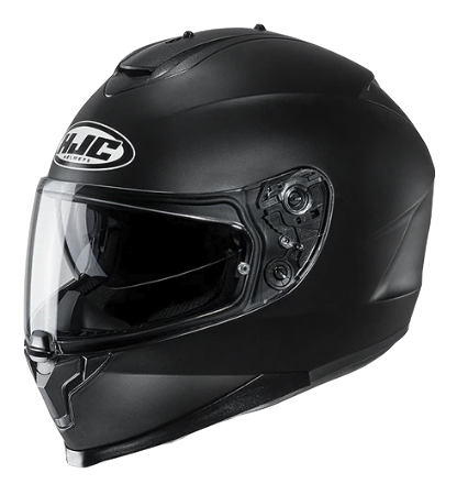 Casco Integral Hjc C70N Solid Negro Visor TR S