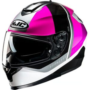 Casco Integral Hjc C70N Alia_MC8 Brillo Fucsia Blanco Visor TR M