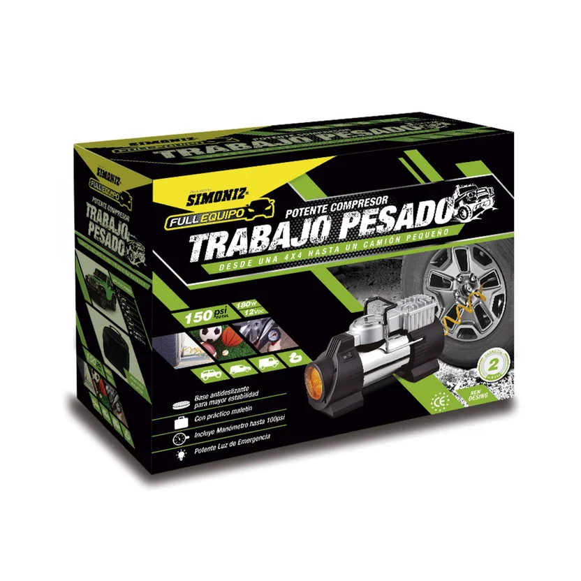 Compresor Trabajo Pesado Sim Full Equipo Simoniz