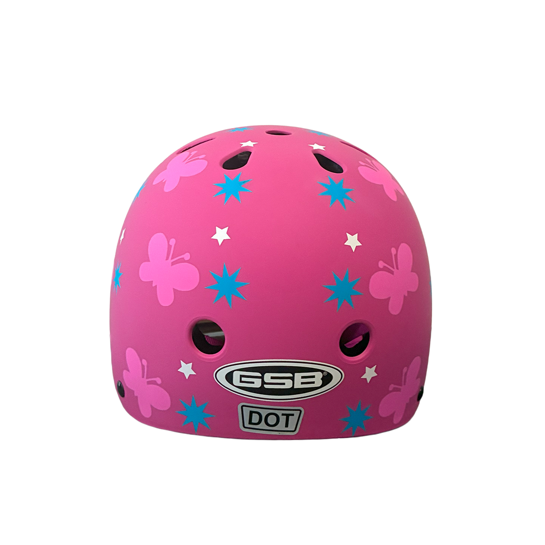Casco Niña Abierto Fucsia Mariposas - Imagen 3