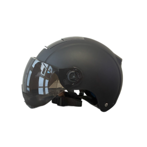 Casco Niño Abierto Negro Ventilation
