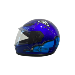 Casco Integral Ni?o Azul Spider Man Talla Unica