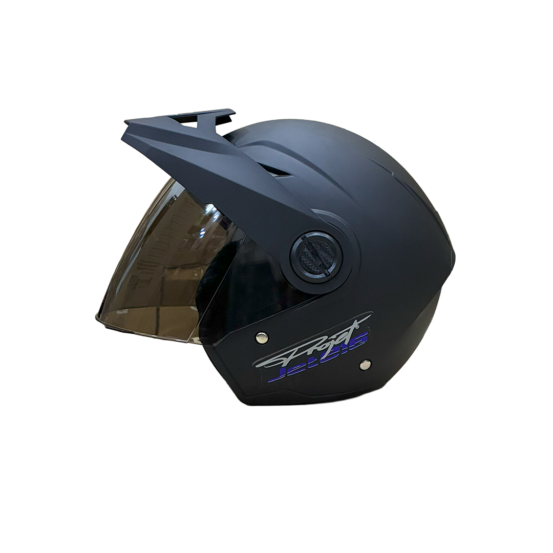 Casco Abierto Jet 916 Negro Solid Azul M