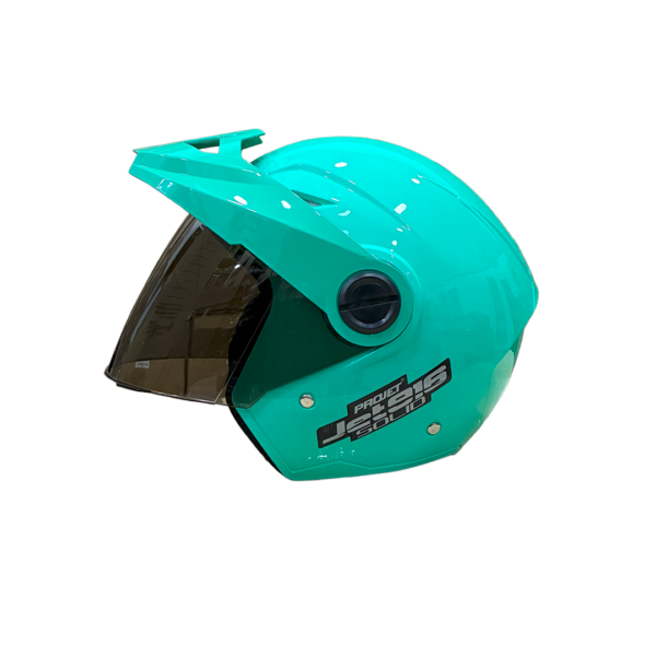 CASCO ABIERTO JET 916 VERDE MENTA BRILLO S