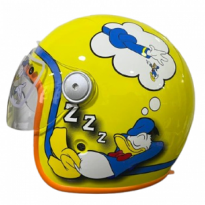 Casco Niño Amarillo Disney Pato Donald L