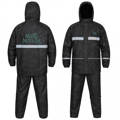Impermeable Tipo Sudadera Camuflado Moto mellos XXL